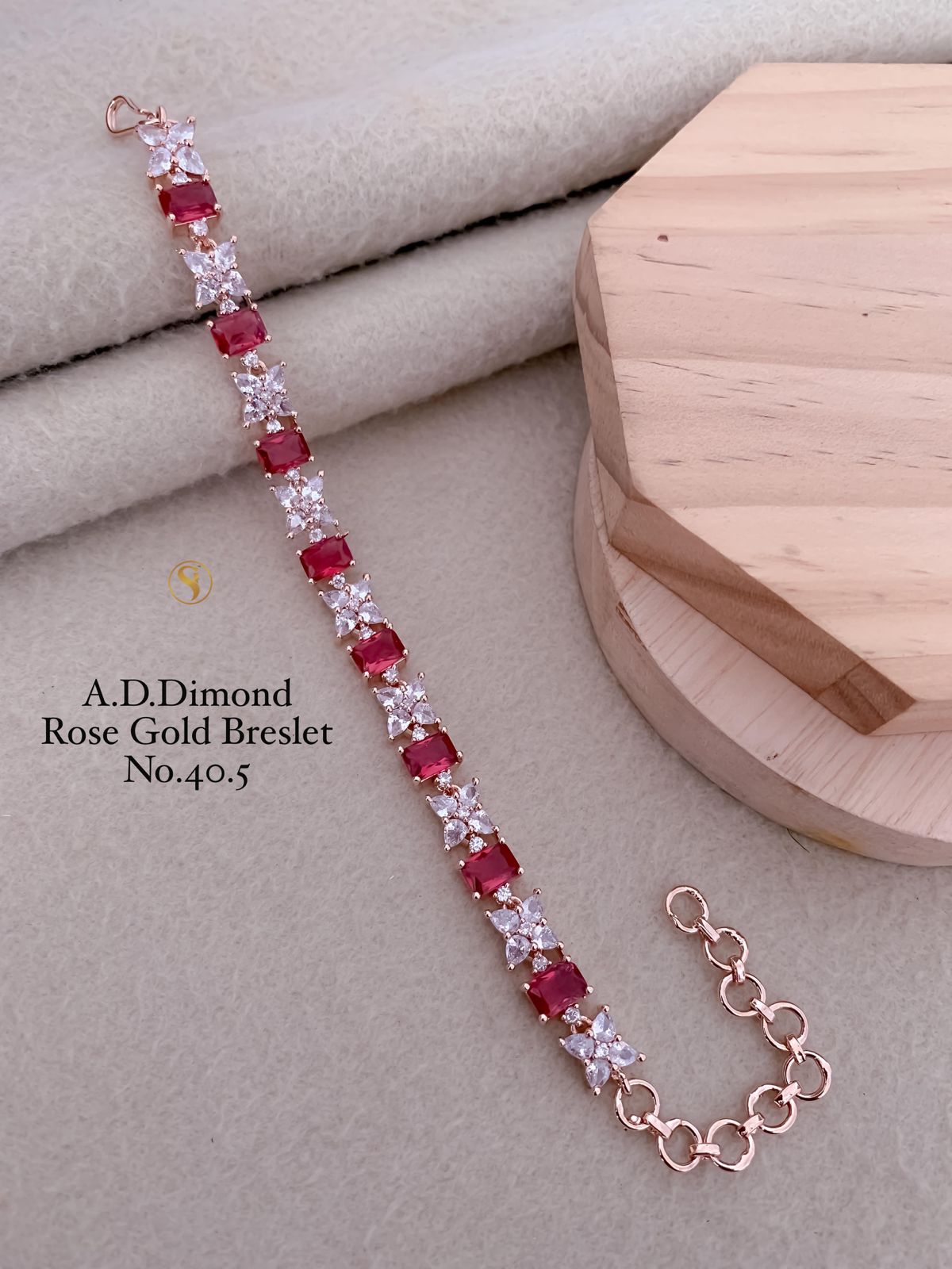 Silver AD Diamond Fancy Bracelets 2 Wholesale Online
